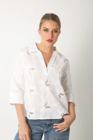 Blusa NANTES c/bordado GUK70154 - Vista 1