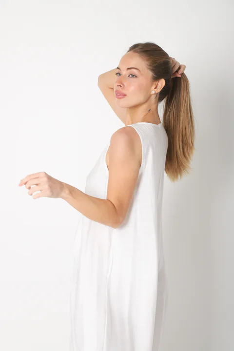 Vestido PUGLIA LINO C/ Bolsillos GU247