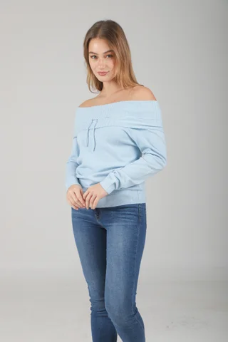 Sweater Kity Bremer Cuello Bote c/ Tira GU665 - Vista 2