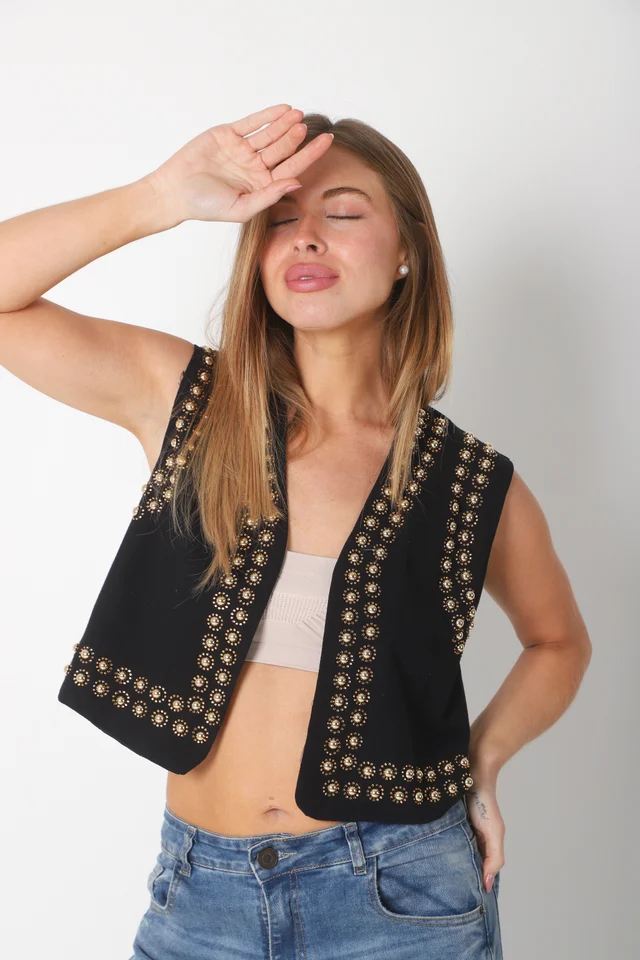 Chaleco VOYAGE C/ Tachas GUK70101