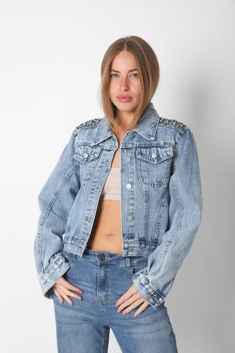 Campera JEAN VERSALLES C/ Piedras C12_1