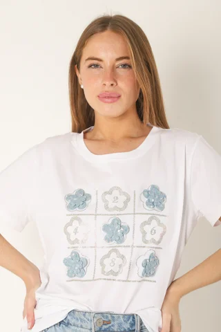 Remera Oversize Tateti con Brillos GU87351 - Vista 2