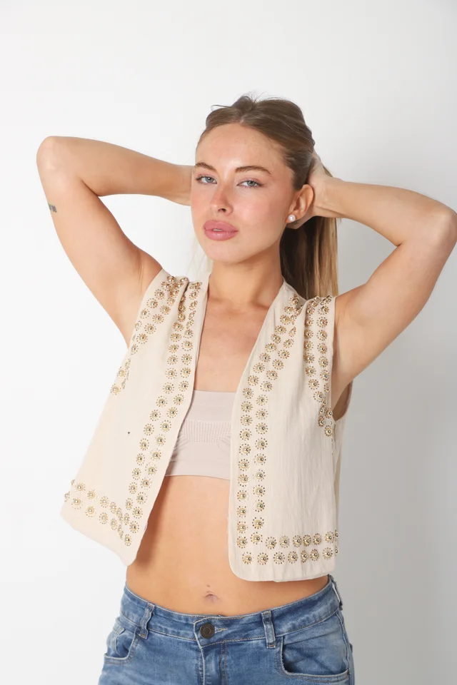 Chaleco VOYAGE C/ Tachas GUK70101