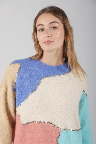 Sweater Avima Piel de Mono c/ Lentejuelas GU53694 - Vista 6