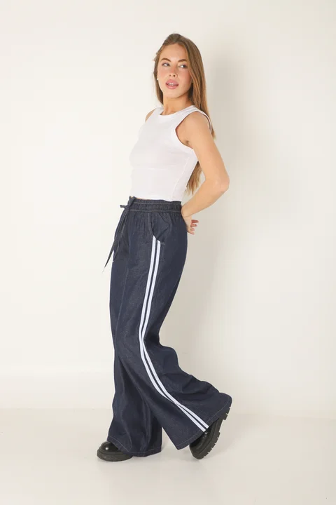 Pantalon de Jean Kotie c/ Dos Tiras y Bolsillos