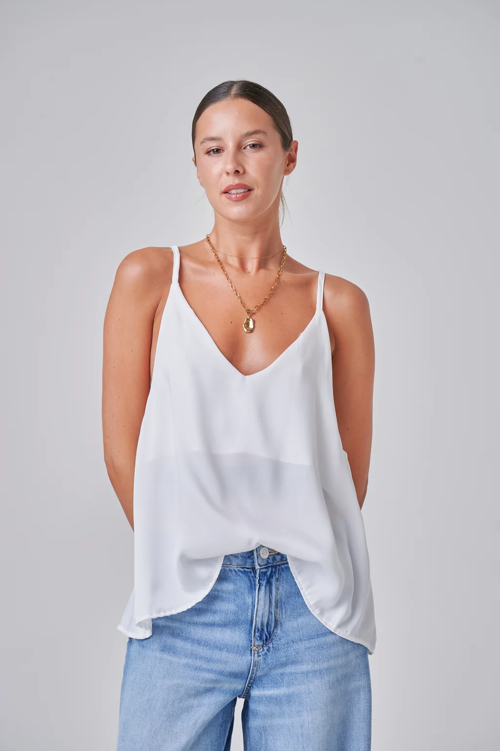 Musculosa  Selena Sedita Escote V