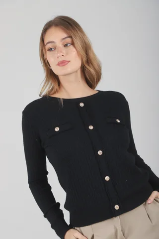 Sweater Saco Montecarlo Bremer con Botones GU37123 - Vista 2