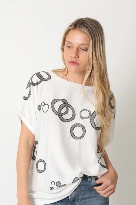 Camisola Circle Lino GUD999