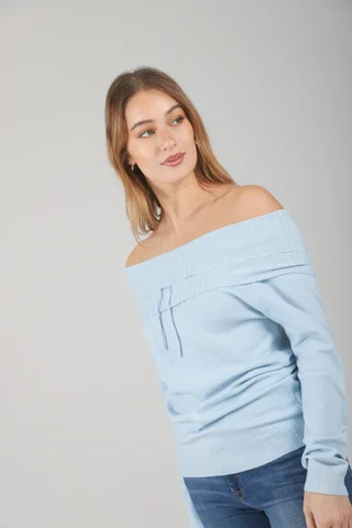 Sweater Kity Bremer Cuello Bote c/ Tira GU665 - Vista 3