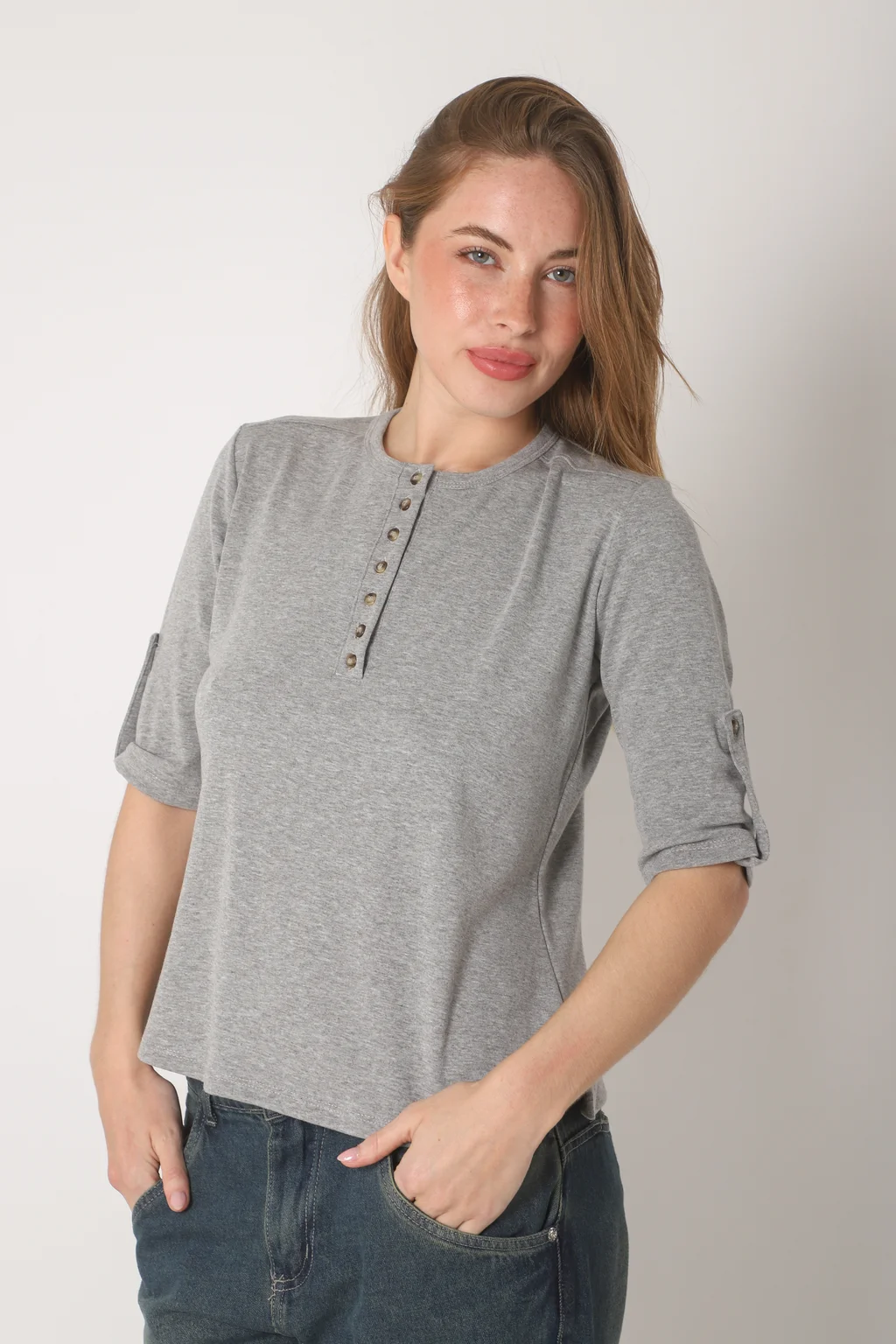 Remera AMANDA Abotonada