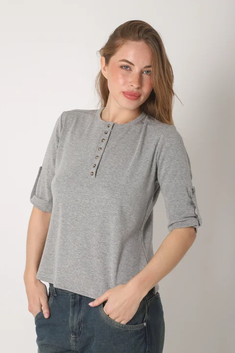 Remera AMANDA Abotonada