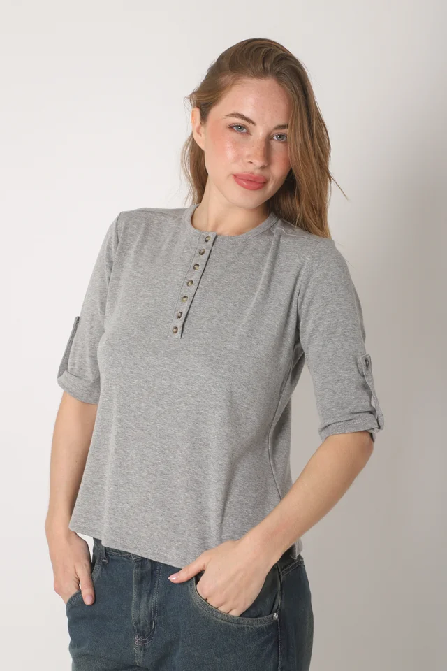 Remera AMANDA Abotonada