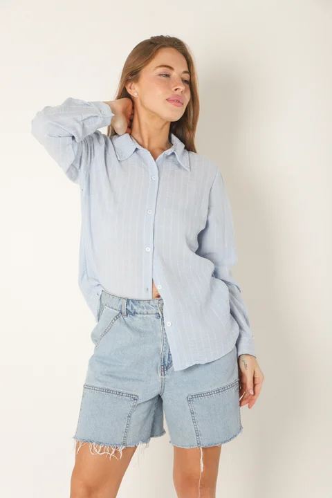 Camisa FARAH Lino Raya Finita