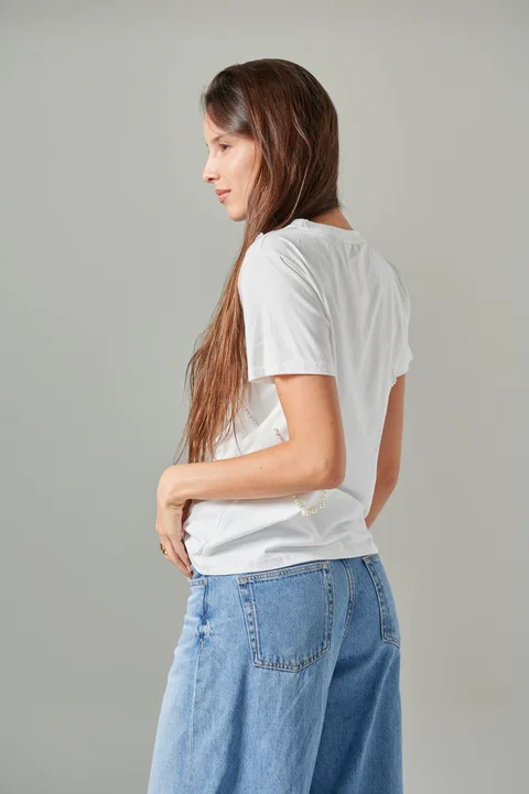 Remera Perlitas GU5097