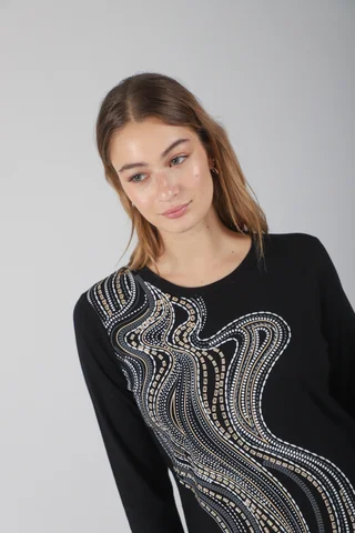 Remera Oasis Manga Larga c/ Piedras GUK70050 - Vista 3