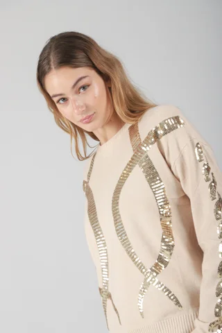 Sweater Brezz Bremer c/ Lentejelas GUL675 - Vista 2