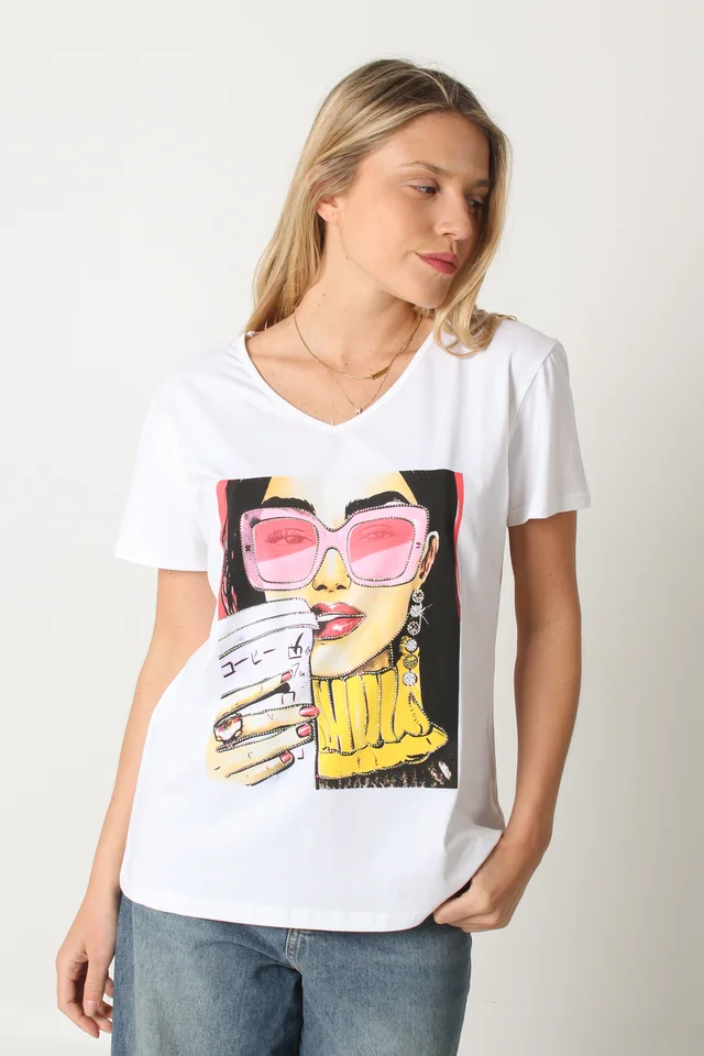 Remeron PINK ANTEOJOS c/ Strass GUD998