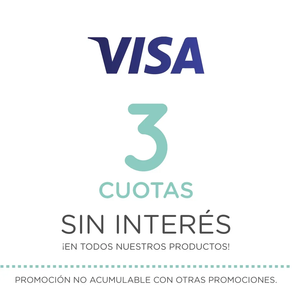 3 cuotas sin inter&eacute;s - Visa