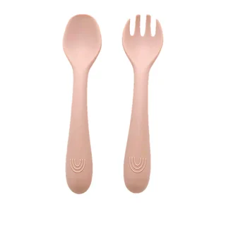 Tenedor y cuchara silicona - Vista 4