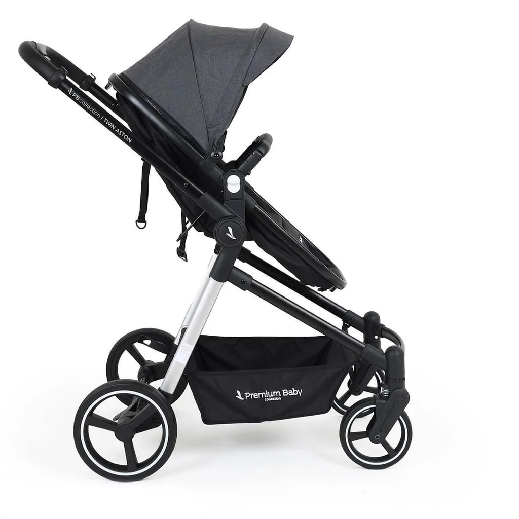 Cochecito doble Aston Twin 2 en 1 - Travel con base x1