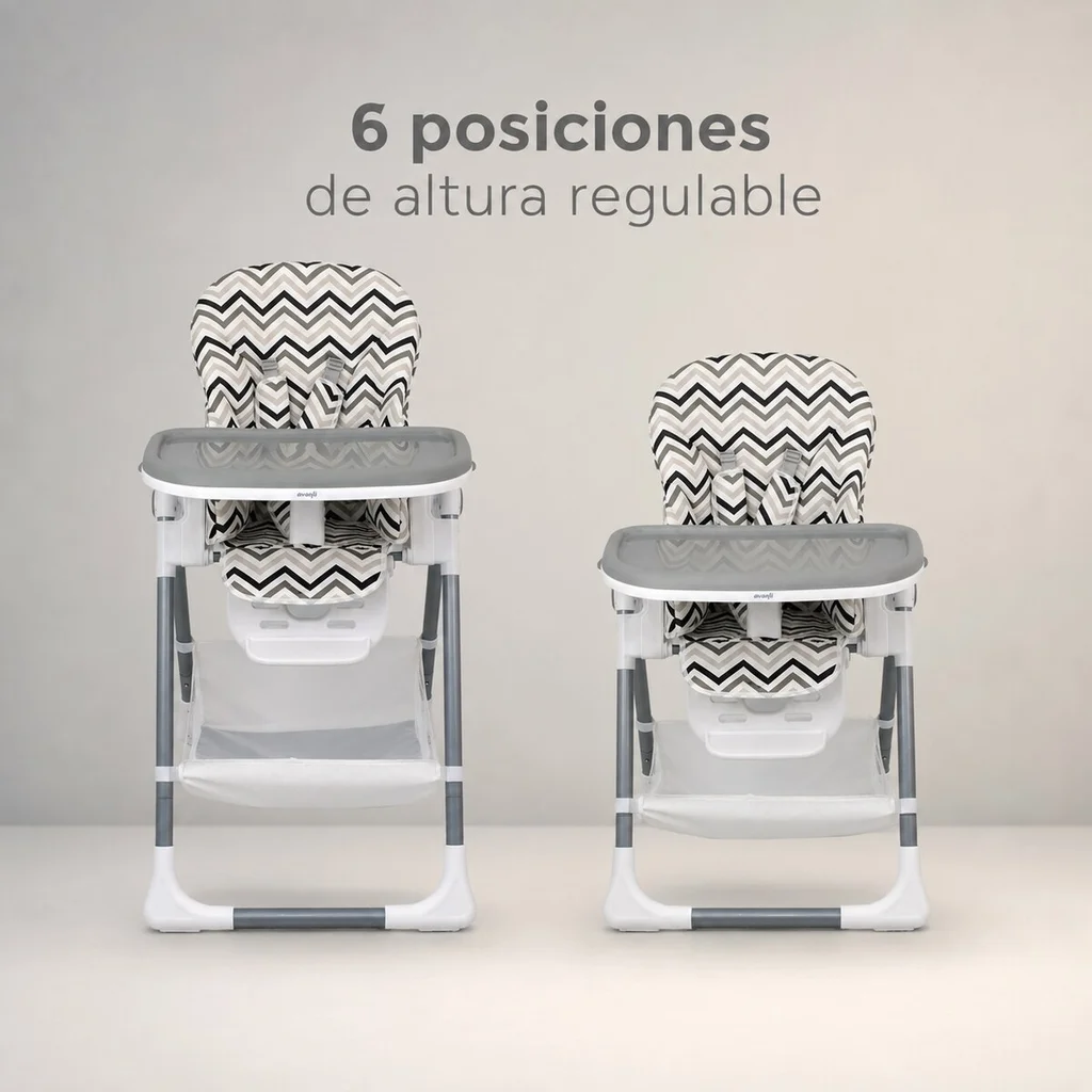 Seis posiciones de altura