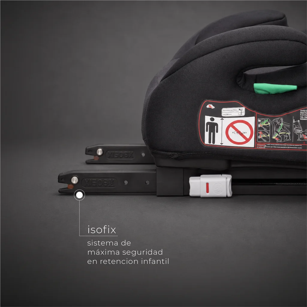 Instalación ISOFIX o cinturón