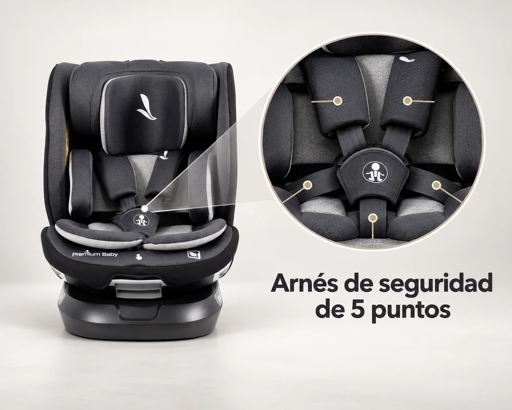 Arnés de seguridad de 5 puntos