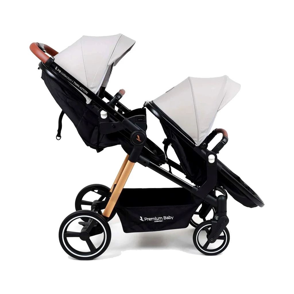Cochecito doble Aston Twin 2 en 1