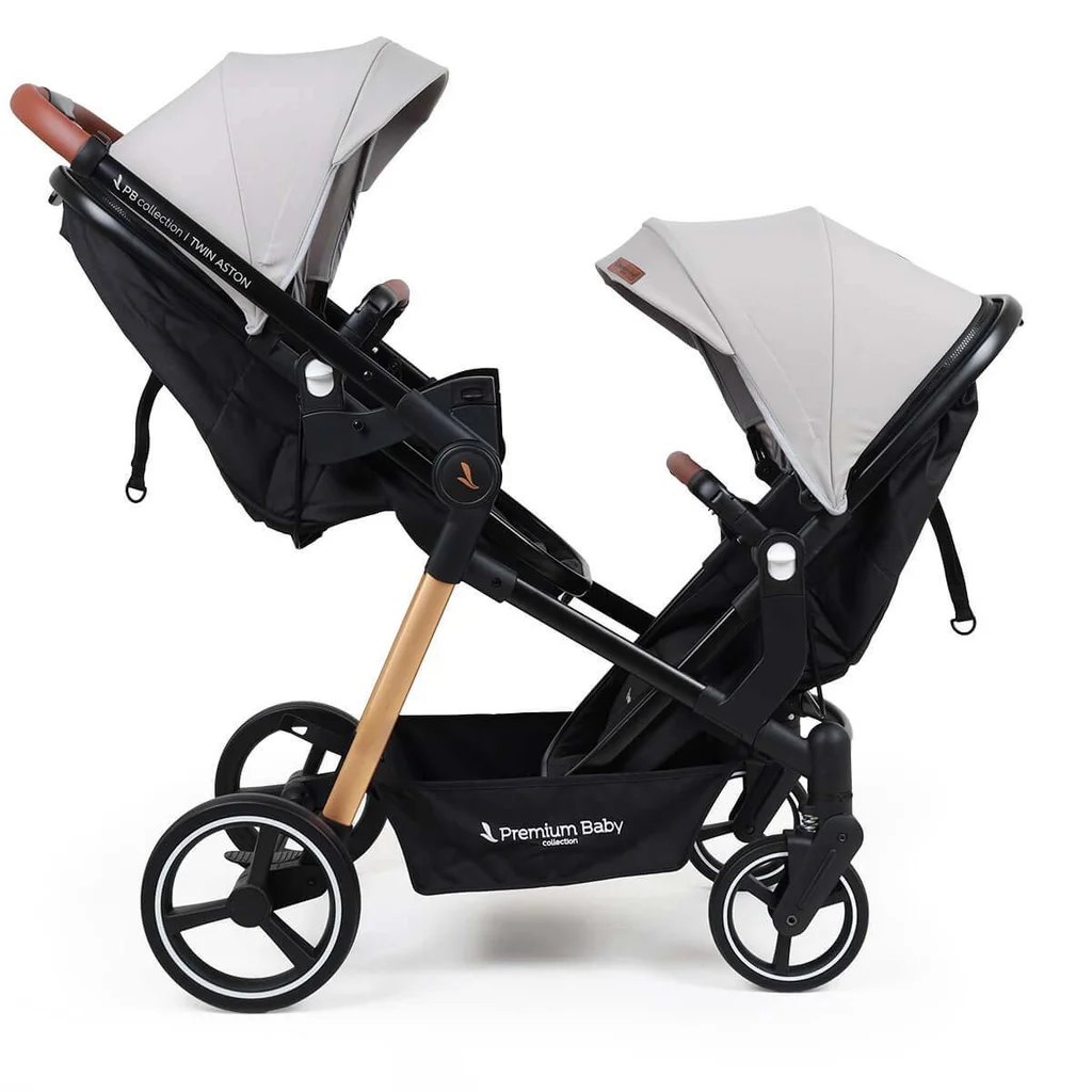 Cochecito doble Aston Twin 2 en 1 - Travel con base x1