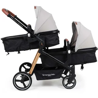 Cochecito doble Aston Twin 2 en 1 - Travel con base x1 - Vista 6