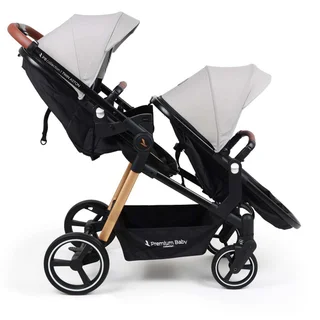 Cochecito doble Aston Twin 2 en 1 - Travel con base x1 - Vista 4