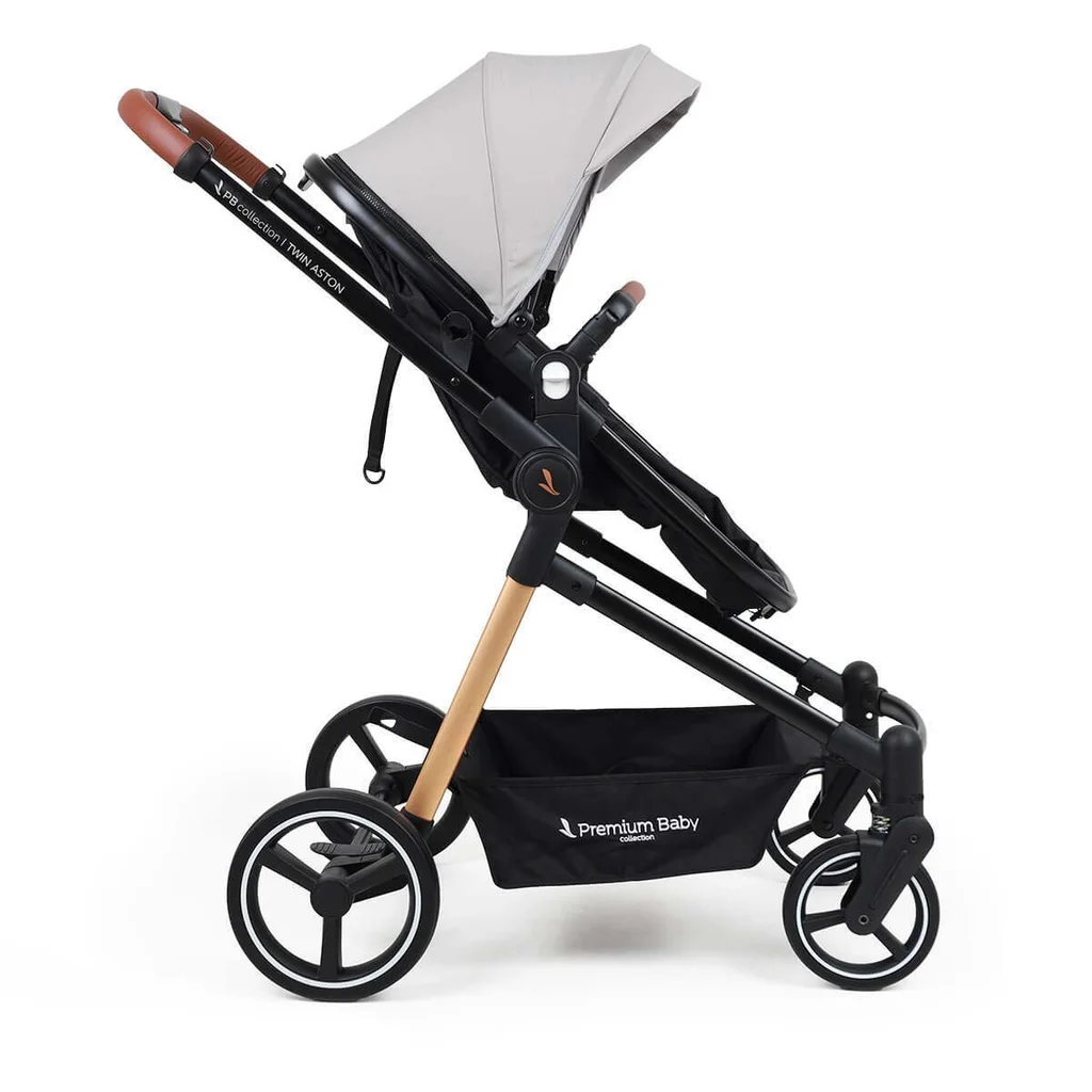 Cochecito doble Aston Twin 2 en 1 - Travel con base x2
