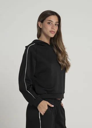 Buzo deportivo con vivo en manga  - Vista 3