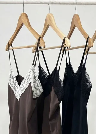 Body con puntilla en escote  - Vista 6