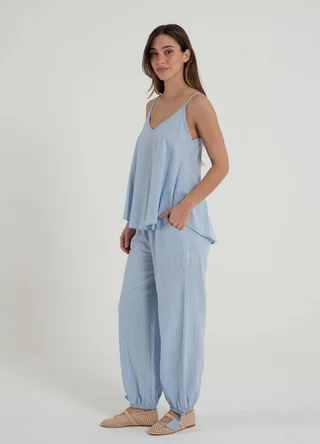 Musculosa gasa rustica para atar  - Vista 5