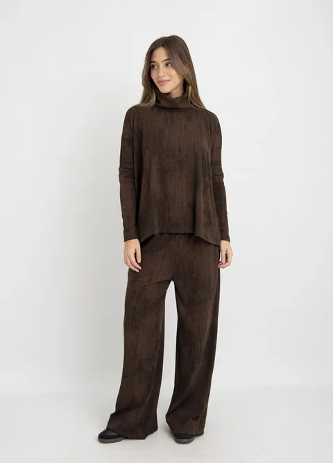Poleron morley batik con tajos 