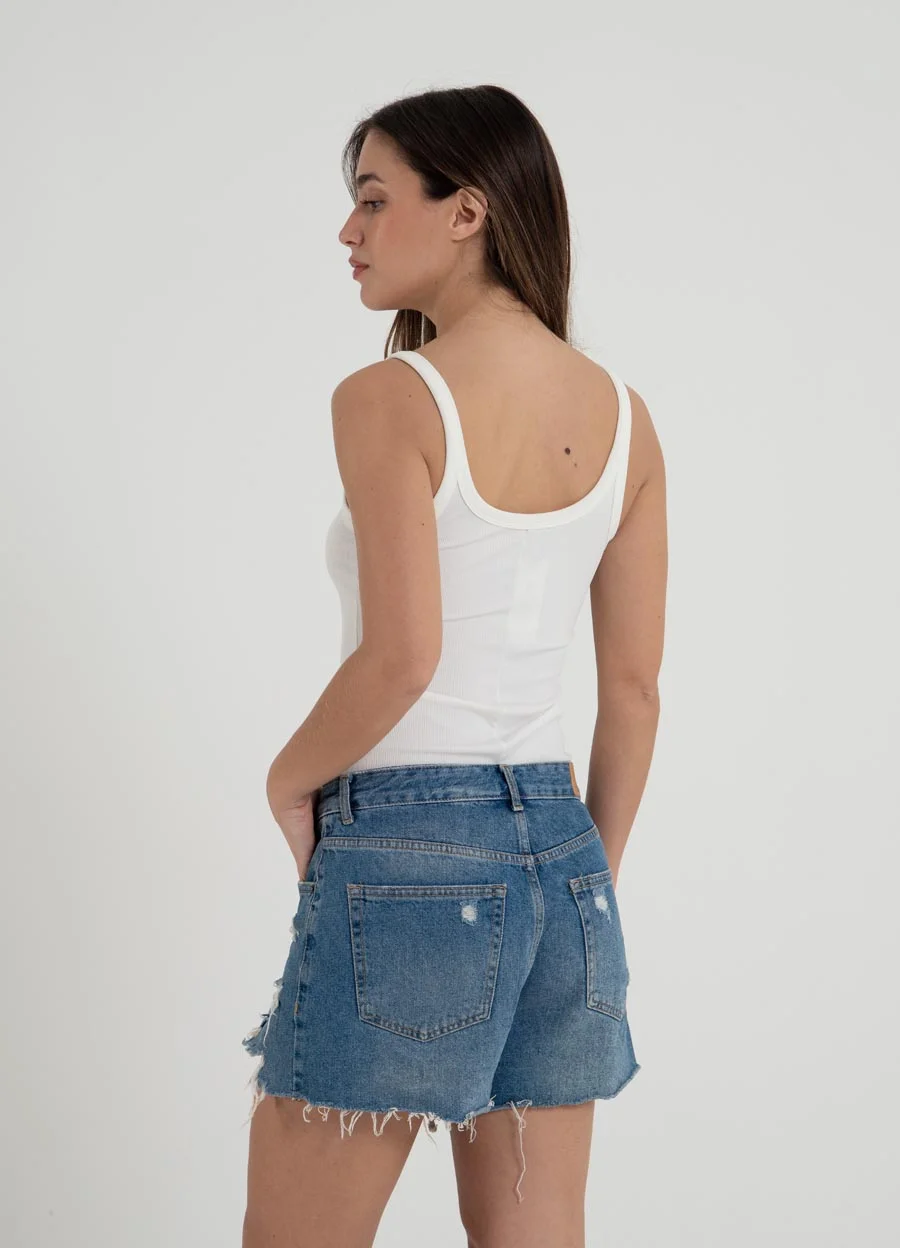 Musculosa morley microfibra bretel fino 