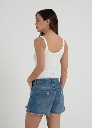 Musculosa morley microfibra bretel fino  - Vista 6
