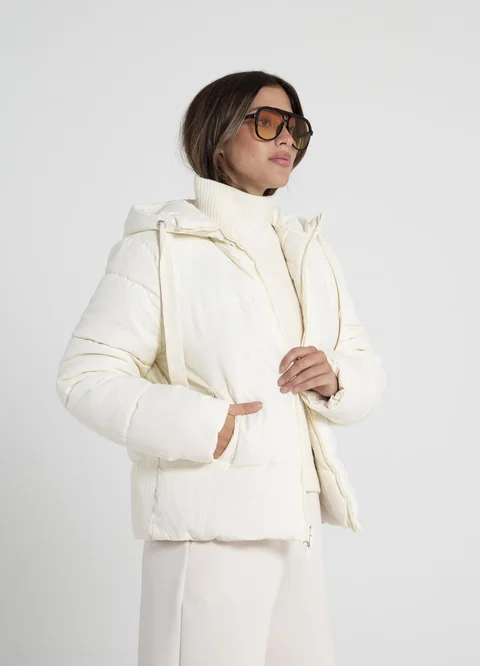 Campera puffer reversible