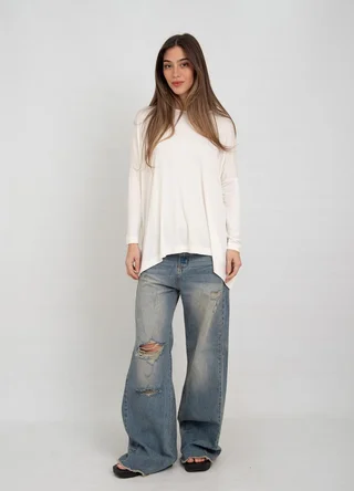 Remeron viscosa con tajito  - Vista 1