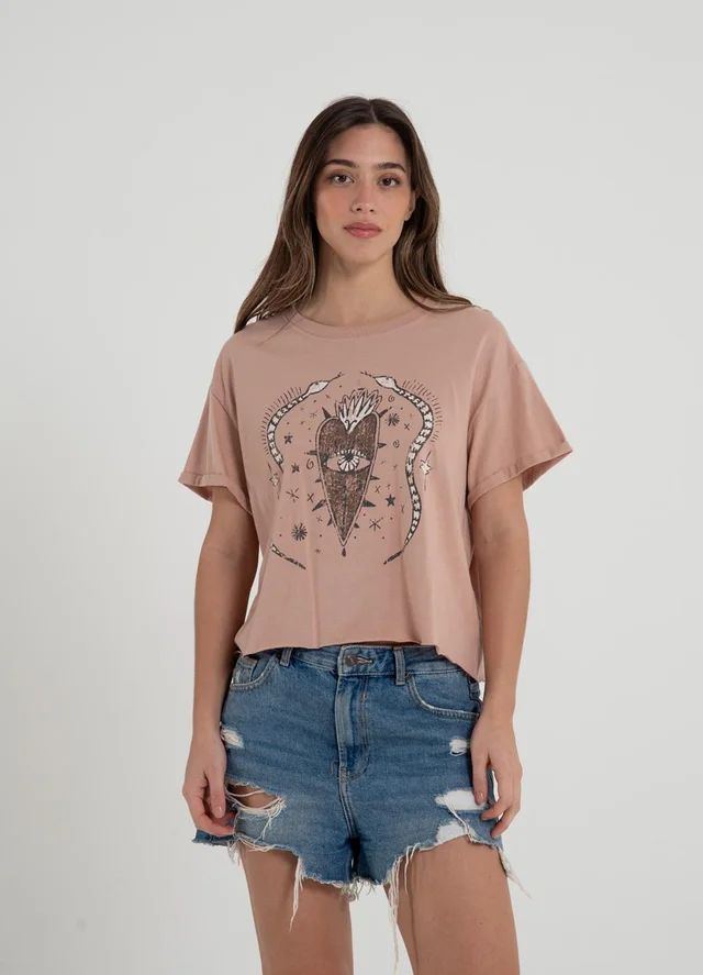 Remera CORAZON SERPIENTE 