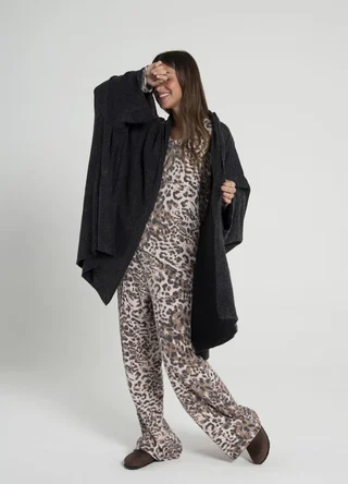 Maxi saco oversize midi tejido  - Vista 4