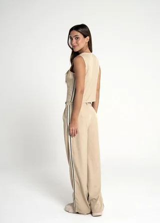 Chaleco sastrero con detalle lateral - Vista 4