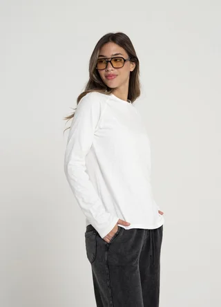 Remera m/larga flame manga ranglan  - Vista 3