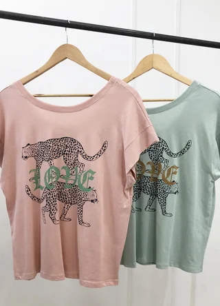 Remera LOVE LEOPARDO - Vista 4
