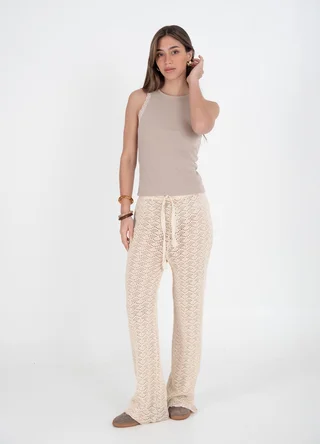 Pantalon hilo con cinta gross  - Vista 1