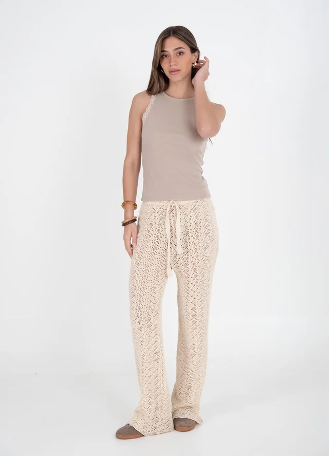 Pantalon hilo con cinta gross 
