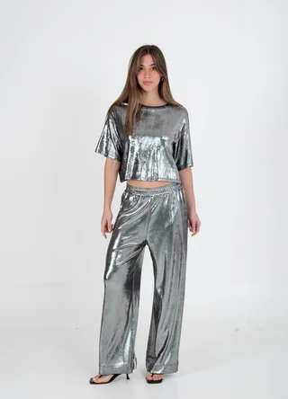 Pantalon metalizado  - Vista 3