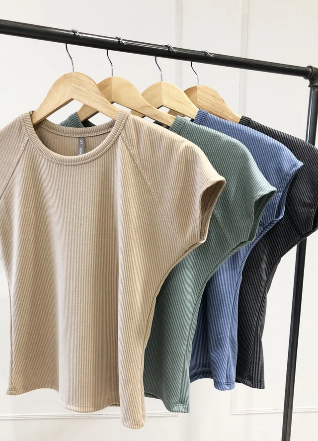 Remera media manga morley vintage 