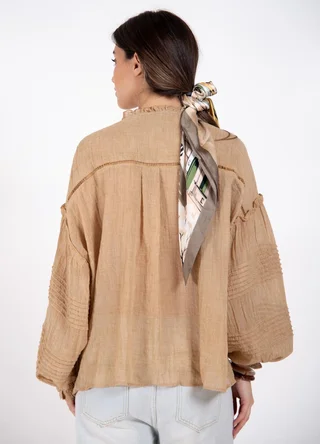 Camisola BOHO con tablas  - Vista 4